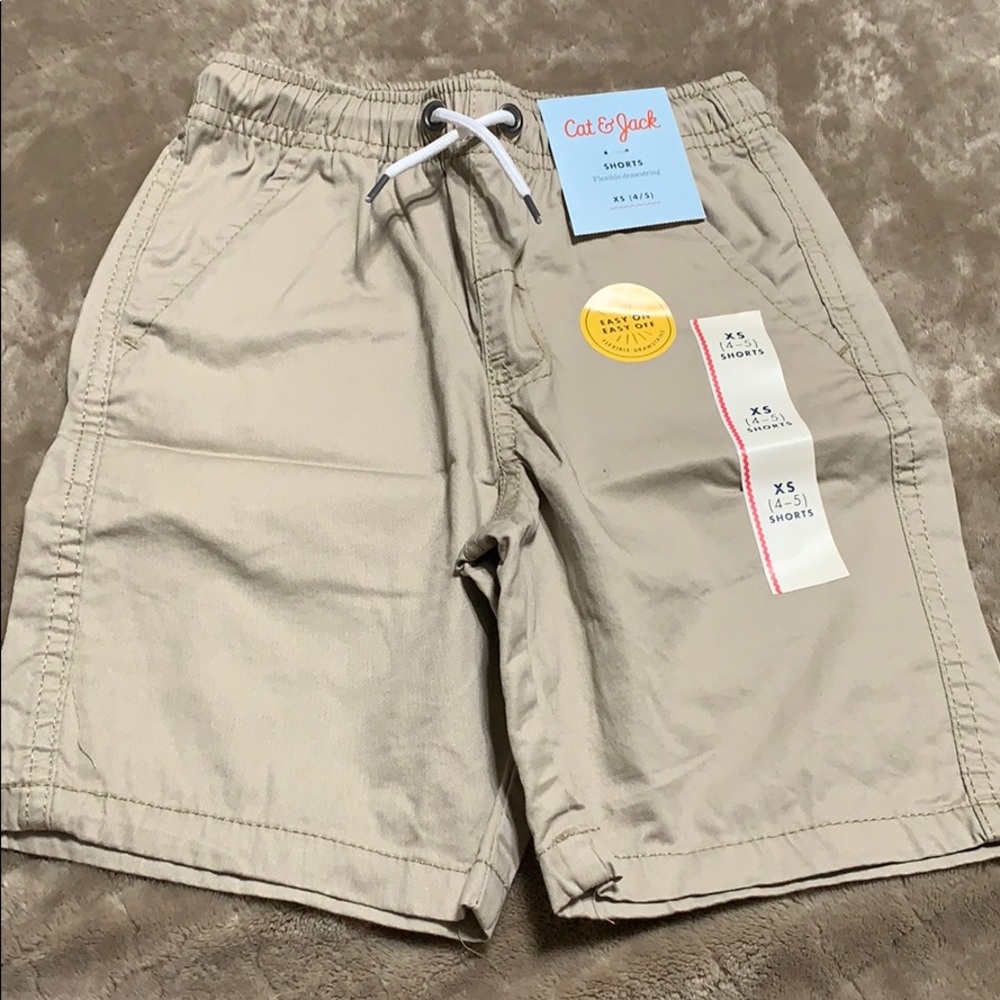 🔥Cat & Jack toddler boys khaki tan shorts